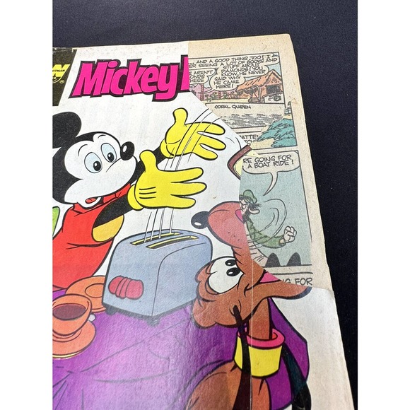 Vintage WALT DISNEY MICKEY MOUSE Comic Book #188 October 1978 TOASTER toast Fair - Picture 2 of 7